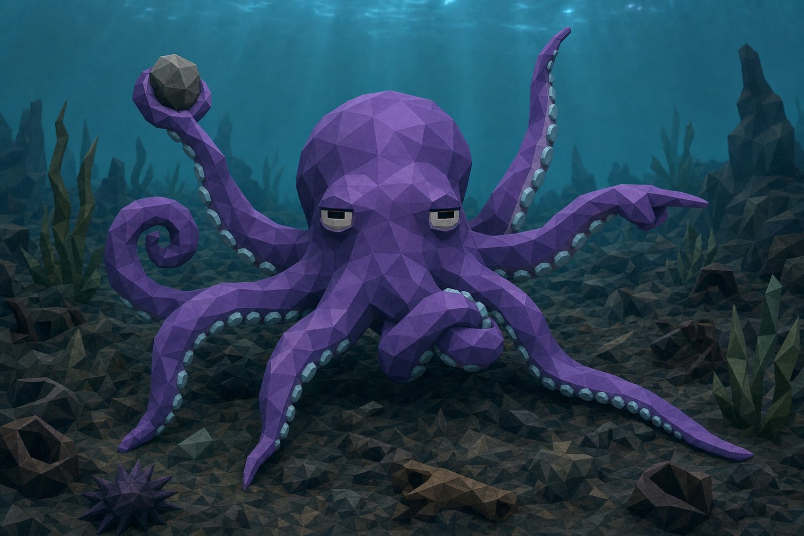 OCTO doing eight different things with eight arms
